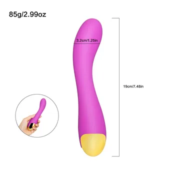 Vibrator rezistent la apa 16 viteze Jucărie Sexuală pentru Cuplu punctul G Vibrații USB Reîncărcabilă Silicon Vagin Toy