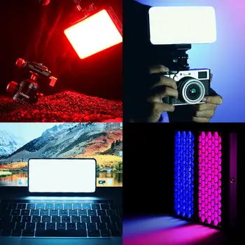 VIJIM VL196 RGB LED-uri de Lumină Video, Fotografie de Iluminat 2500-9000K Umple de Lumină Pentru DSLR Smartphone Vlog Lumina Lămpii de 3000mAh