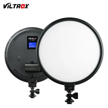 Viltrox VL-500T 2/3 BUC 25W Video LED Lumina de Studio Bi-color Slim Estompat Lampa + 3pcs lumina fir pentru aparat Foto Facebook YouTube