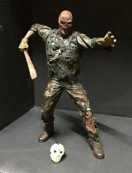 Vineri 13 Figura de Acțiune Jason Voorhees Figura Groază Hall Of Fame Uniformă Verde Jason Voorhees figurina Jucarie Papusa