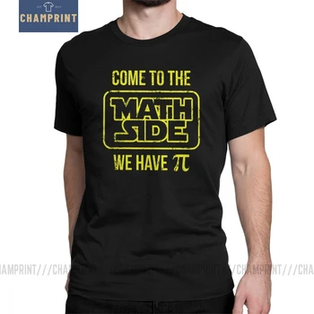 Vino La Matematica Parte, Avem Pi T-Shirt pentru Bărbați Plăcintă Geek Maneci Scurte Rece Teuri Echipajul Gât Bumbac Haine Plus Dimensiune T-Shirt