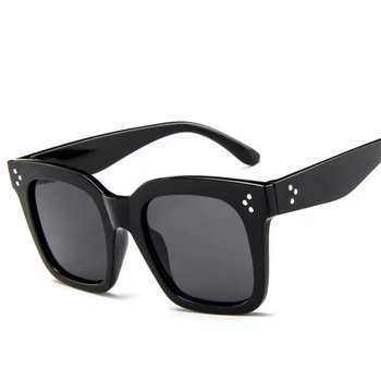 Vintage Square Supradimensionat ochelari de Soare Doamna de Moda Designer de Brand Retro Ochelari de Soare Nuante pentru Femei Gafas Oculos De Sol UV400