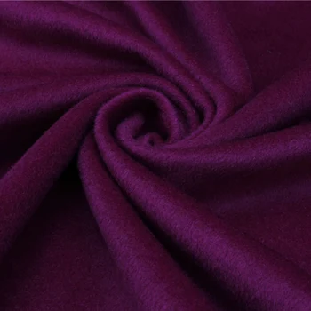 Violet țesătură de lână pentru haina 650g/metru moale și cald 92% bumbac, 8% vascoza,WF228