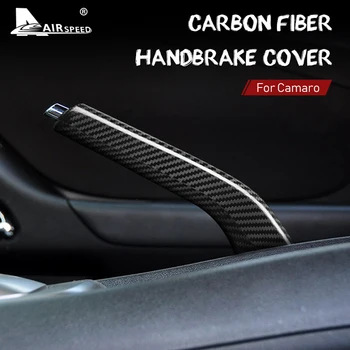 VITEZA Fibra de Carbon pentru Chevrolet Camaro 2010 2011 2012 2013 Accesorii Auto frâna de mână Mânere Interior Capacul Ornamental