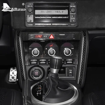 VITEZA Fibra de Carbon pentru Subaru BRZ, Toyota 86 2013-2020 Accesorii Tapiterie Interior Auto Control Central Benzi Decorative Autocolant