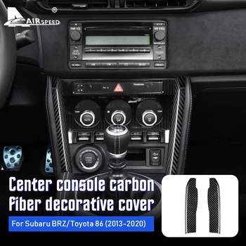 VITEZA Fibra de Carbon pentru Subaru BRZ, Toyota 86 2013-2020 Accesorii Tapiterie Interior Auto Control Central Benzi Decorative Autocolant