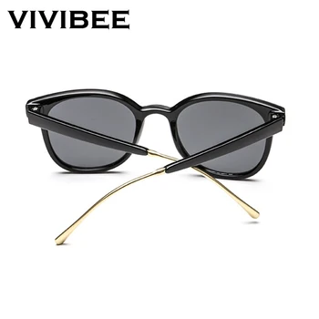 VIVIBEE Transparent Pătrat ochelari de Soare pentru Femei Brand Designer de Moda Noua 2019 Trend Vintage Oval Stil de Ochelari de Oameni Nuante