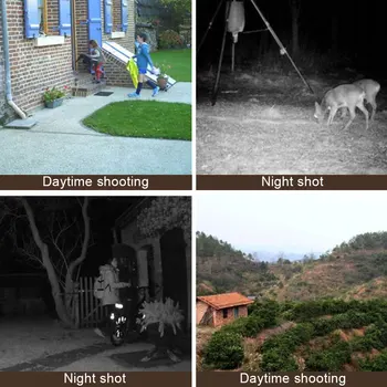 Viziune de noapte Camera de Vânătoare Trail Camera 12MP 1080P Joc rezistent la apa 2 Inch LCD Led-uri Viziune de Noapte Sălbatice Scouting Camera