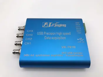 Vk701h 24-Bit Izolate de Achiziție de Date USB Card cu IEPE de Precizie 400 K de Eșantionare
