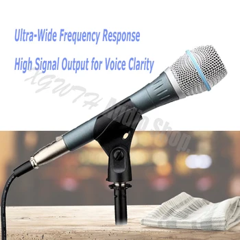 Vocal Dinamic Super-Cardioid Beta87A Beta 87 87A Modul Portabil Microfon Karaoke Vorbind Prelegeri Mic cu Sac Clip