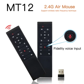 Vocea 2.4 G Wireless Mouse-ul de Aer 6 axe giroscop mini Control de la Distanță IR de învățare Microfon Microfon pentru Android tv Box smart TV