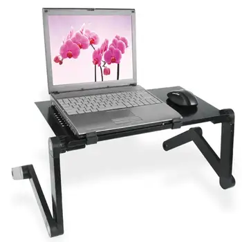 VODOOL Masă Laptop Stand Reglabil Pliere Design Ergonomic Lapdesk Pat Canapea Birou Pentru Ultrabook-Tabletă Notebook Cu Mouse Pad