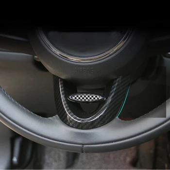 Volan din Fibra de Carbon Decalcomanii Caz Acoperire Autocolant de Interior Semifabricate Pentru MINI Cooper F56 F54 F55 F60 Countryman Styling Auto