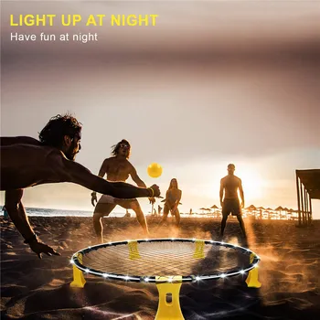 Volei pe plajă bară de lumină LED-uri de lumină inel adecvat pentru utilizarea de noapte joc kit de iluminat