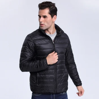 VOMINT de moda pentru bărbați de vânzare fierbinte în jos jacheta ultra-lumină în jos Toamna iarna barbati jacheta cald fitt de agrement subțire în jos Haina de sex Masculin M-5XL