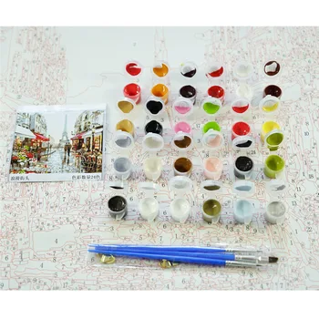 Vopsele De Numere de Viață Mai Cool masina 40x50CM Imagini de Artă Set de Colorat Canvas Decorative de Perete Artcraft Pictură în Ulei De Numere