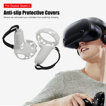 VR Accesorii Capac Protecție Pentru Oculus Quest VR 2 Controler Silicon Capac Mâner Plin Manșon de Protecție Pentru Quest 2