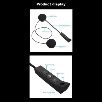 VR robot Bluetooth 5.0 Moto Casca Casca Wireless, Handsfree Stereo pentru Căști Cască Căști 16 Ore de Muzică Timp