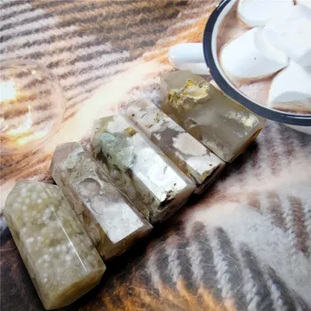 Vrac Naturale Cristal Agat, Cuarț Punct de Piatră de Vindecare Prisme Hexagonale Obelisc Bagheta Tratament Piatra DIY Cadou