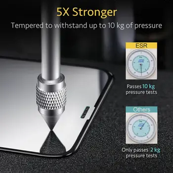 VSH 2 buc Ecran Protector pentru iPhone 11 Pro Max X XS XR XS Max Pro Max 3D Full Cover Temperat Pahar Ecran Protector pentru iPhone