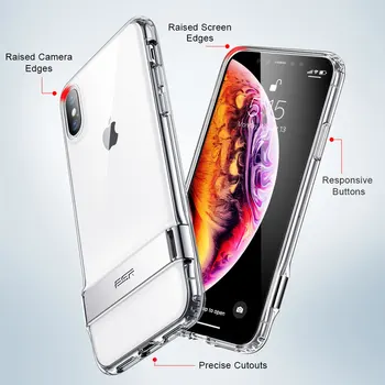 VSH Caz pentru iPhone X XS XR/XS Max/SE 2 2020/11 Pro Max 2019/8 7 Plus Metal Kickstand Caz Verticală și Orizontală Stand Caz