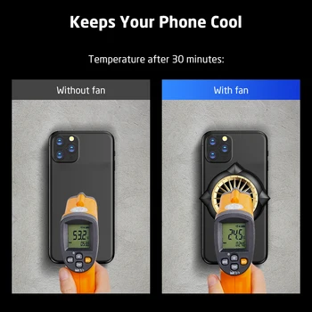VSH Telefon Cooler Ventilator de Răcire Telefon Mobil Radiator Pentru iPhone, Samsung, Huawei Telefon Portabil Cooler Pentru IOS, Android Joc Cooler