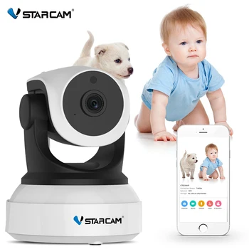 Vstarcam Baby monitor 720P Wifi Camera IP de Securitate IR Noapte Viziune Înregistrare Audio de Supraveghere Wireless IP HD Camera C7824WIP