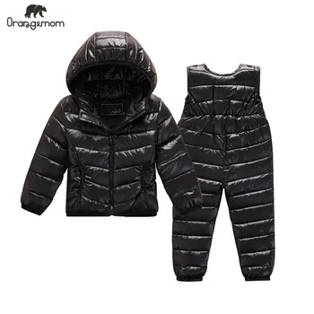 Vânzare Clearance-ul pentru Copii jacheta cald Copiii de Zăpadă purtați de 2-5 ani Băieți Îmbrăcăminte exterioară Fete Jachete de Iarnă Snowsuit hanorac copii îmbrăcăminte