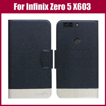 Vânzare Fierbinte! Infinix Zero 5 X603 Caz Nou de Sosire 5 Culori de Moda Flip Ultra-subțire din Piele Capac de Protectie Telefon Sac