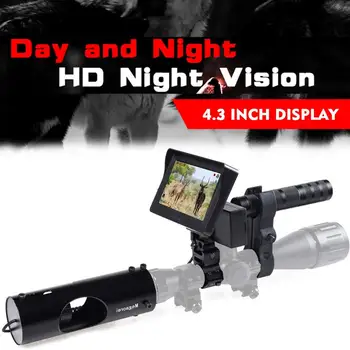 Vânătoare Infrarosu Digital cu LED-uri IR Noapte Viziune Dispozitiv de 4.3 Inch HD 720P Multifuncționale High-Definition Display Camera Video