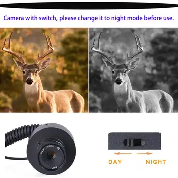 Vânătoare Infrarosu Digital cu LED-uri IR Noapte Viziune Dispozitiv de 4.3 Inch HD 720P Multifuncționale High-Definition Display Camera Video