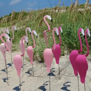 Vârtej Păsări Whimsica Și Dinamic Unic Păsări Invarte Cu O Ușoară Vânt Flamingo Spinner Pentru Curte, Gradina Decor Acasă