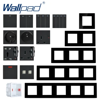 Wallpad 4 Banda 1 Perete Butonul Switch Comutator Basculant de Funcție-Cheie Pentru Modulul de doar 52*52mm