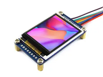 Waveshare 1.8 inch LCD display Module,128x160 pixeli,SPI interface,Iluminare LED,controler incorporat,Ecran color:RGB,65K culori