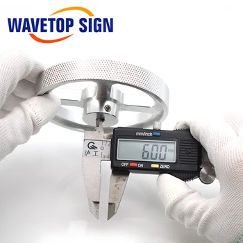 WaveTopSign Metal aliaj de Aluminiu Relief Sincron Encoder Roata Interioară Gaura de 6mm Circumferinta 200/250/300mm Latime 15mm