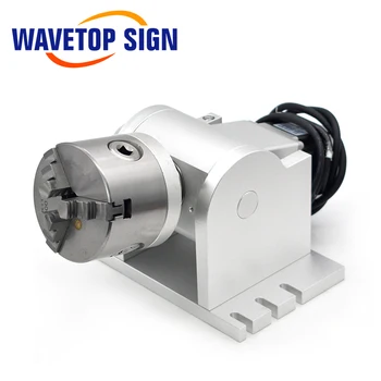 WaveTopSign Portabile Rotative masa de Lucru Chuck 80mm Mici inteligent Rotativ Colorat pentru Mașină de Marcare cu Laser