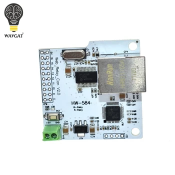 WAVGAT 8 Canale 28J60 W5100 RJ45 Rețea de Comandă a Releului de acționare a Comutatorului de 5V Internet Relay Module WIFI P2P Modulul de Control Telefon Mobil