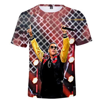 WAWNI Daddy Yankee Unisex Moda Maneca Scurta Tricou Harajuku Hip Hop Streetwear Agrement Poliester Harajuku Tricou 2020
