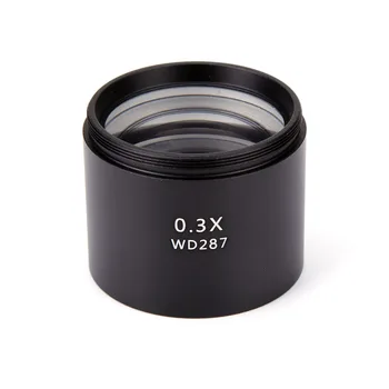 WD30 WD160 DE 0,5 X 0,3 X 1X, 1.5 X, 2X Barlow Lens Microscop Stereo Trinocular Lentile Auxiliare Obiectiv 48mm Fir