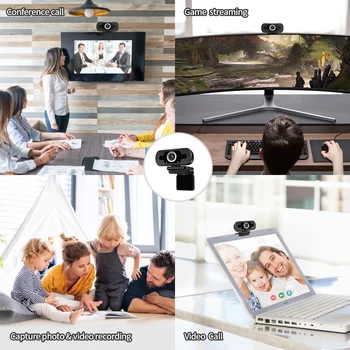 Webcam 1080P Mini Camera Free Driver Web Cam Elev Clasa Calculator Camera Micro Interior cu Capac Camera Web pentru PC