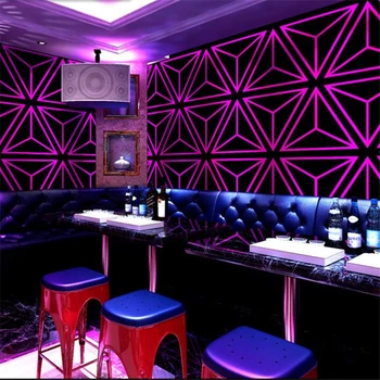WELLYU Creative ktv tapet karaoke hall intermitent de perete care acoperă 3d reflectorizante speciale temă bar cutie coridor hol