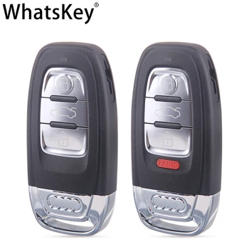 WhatsKey De Înaltă Calitate 3 Buton Cheie Inteligentă Shell Acoperire Pentru Audi Quattro A3 A4 A5 A6 A8 S3 S4 S5 Q5 Q7 Cu Telecomanda Cheie Auto De Caz