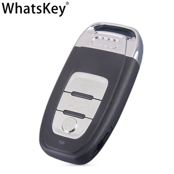 WhatsKey De Înaltă Calitate 3 Buton Cheie Inteligentă Shell Acoperire Pentru Audi Quattro A3 A4 A5 A6 A8 S3 S4 S5 Q5 Q7 Cu Telecomanda Cheie Auto De Caz