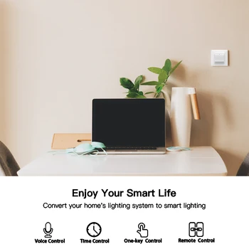 WiFi Inteligent Lumina Comutator de Perete Priza Buton DE UE de Viață Inteligentă Tuya fără Fir Control de la Distanță de Lucru cu Alexa de Start Google