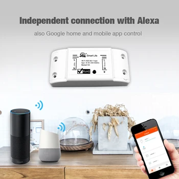 WiFi Smart Light Switch Întrerupător Universal Module Smart Home Funcționează cu Alexa de Start Google de Voce Wireless de la Distanță Controler de Lumină
