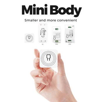 Wifi Smart MINI Cronometrul Comutator 10A AC100-240V Wireless Switch-uri Smart Home Automation Lucra Cu Tuya Alexa de Start Google