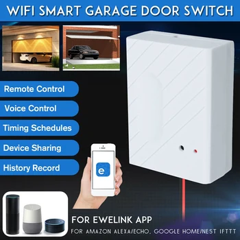 WiFi Smart Switch Masina Deschizător de Uși de Garaj de la Distanță de Control pentru EWeLink APLICAȚIE de Telefon de Sprijin Alexa de Start Google