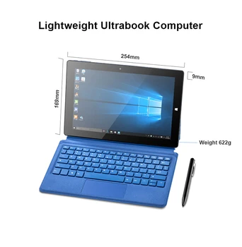 Windows 10 Tablete PC-ul 2 in 1 Laptop Intel N3450 6GB RAM 10.1