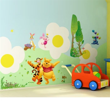 Winnie Pooh Tigger Autocolante De Perete Pentru Camera Copii Decor Animale Film Acasa Decalcomanii De Artă Murală Postere