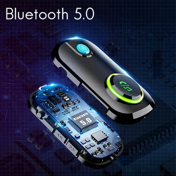 Wireless Bluetooth 5.0 Adaptor Audio Receptor-Transmițător de 3,5 mm Aux Audio Adaptor de Mașină MP3 Hands-Free de Redare